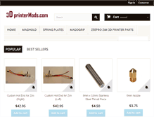 Tablet Screenshot of 3dprintermods.com
